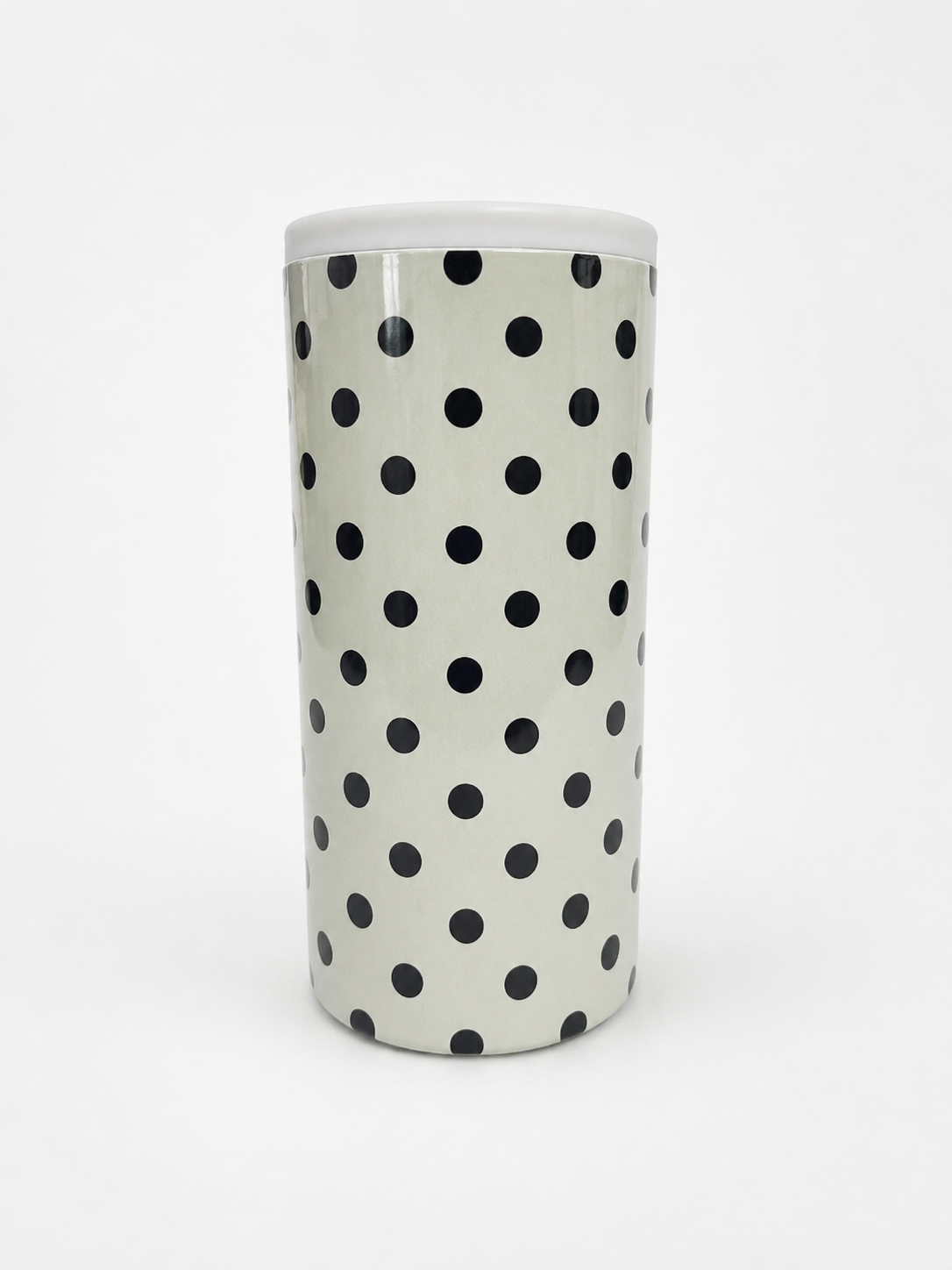 Hard Cooling Can in Cream Polka Dot