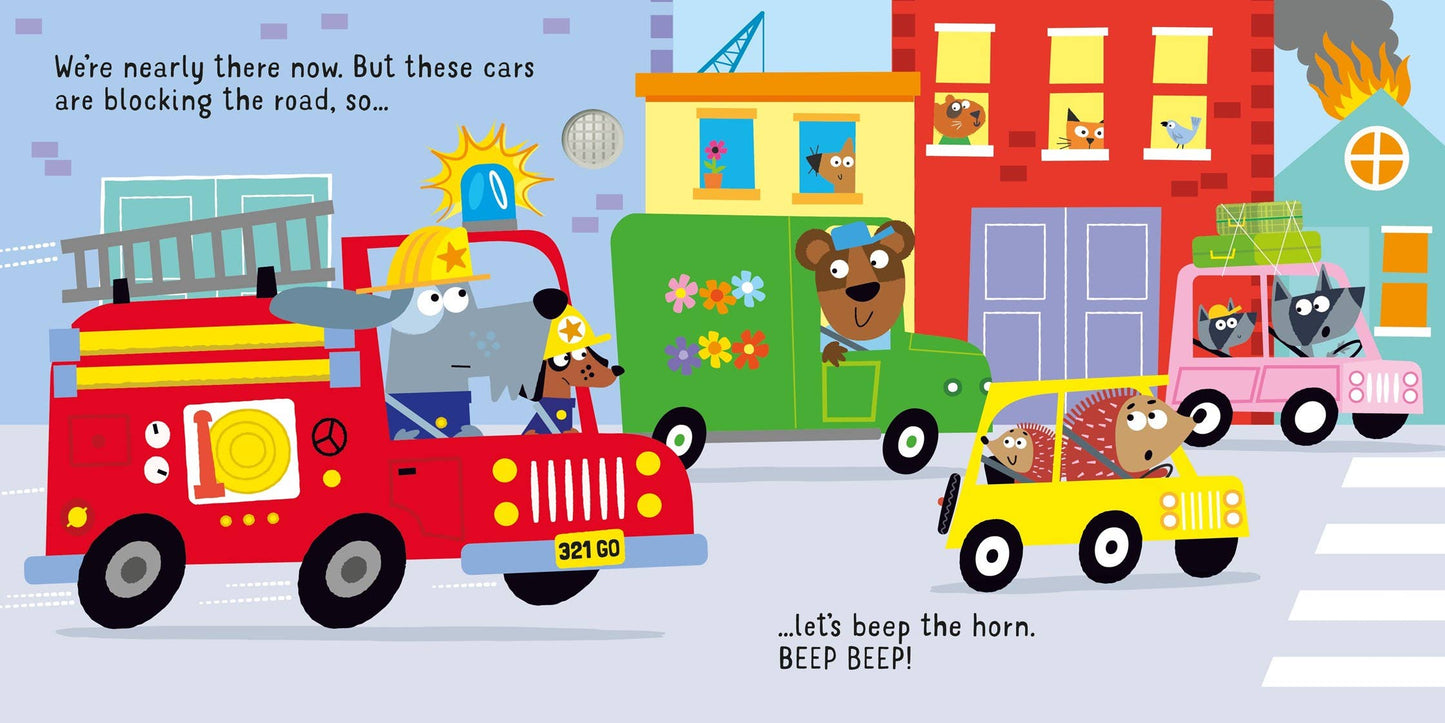 Let's go on a Fire Truck sound book : Usborne