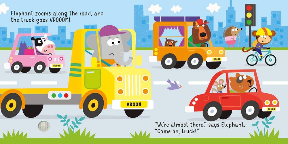 Let's go on a Truck! sound book : Usborne