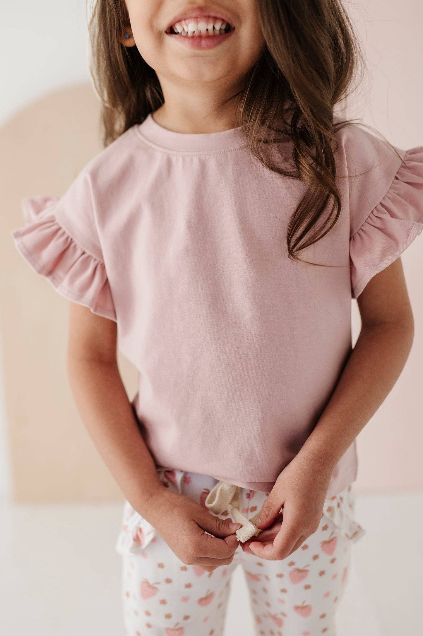 Sofia Ruffle Sleeve Top