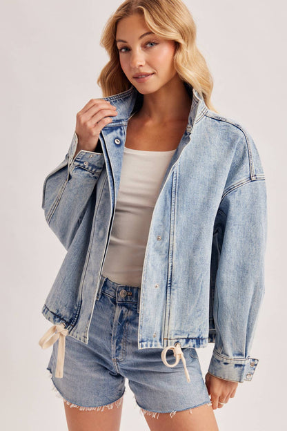 BOXY OVERSIZED DENIM JACKET