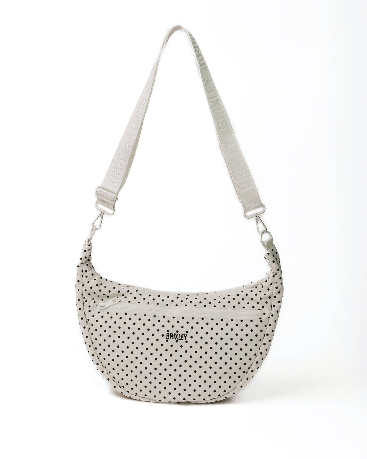 Pearl Dot Crescent Bag