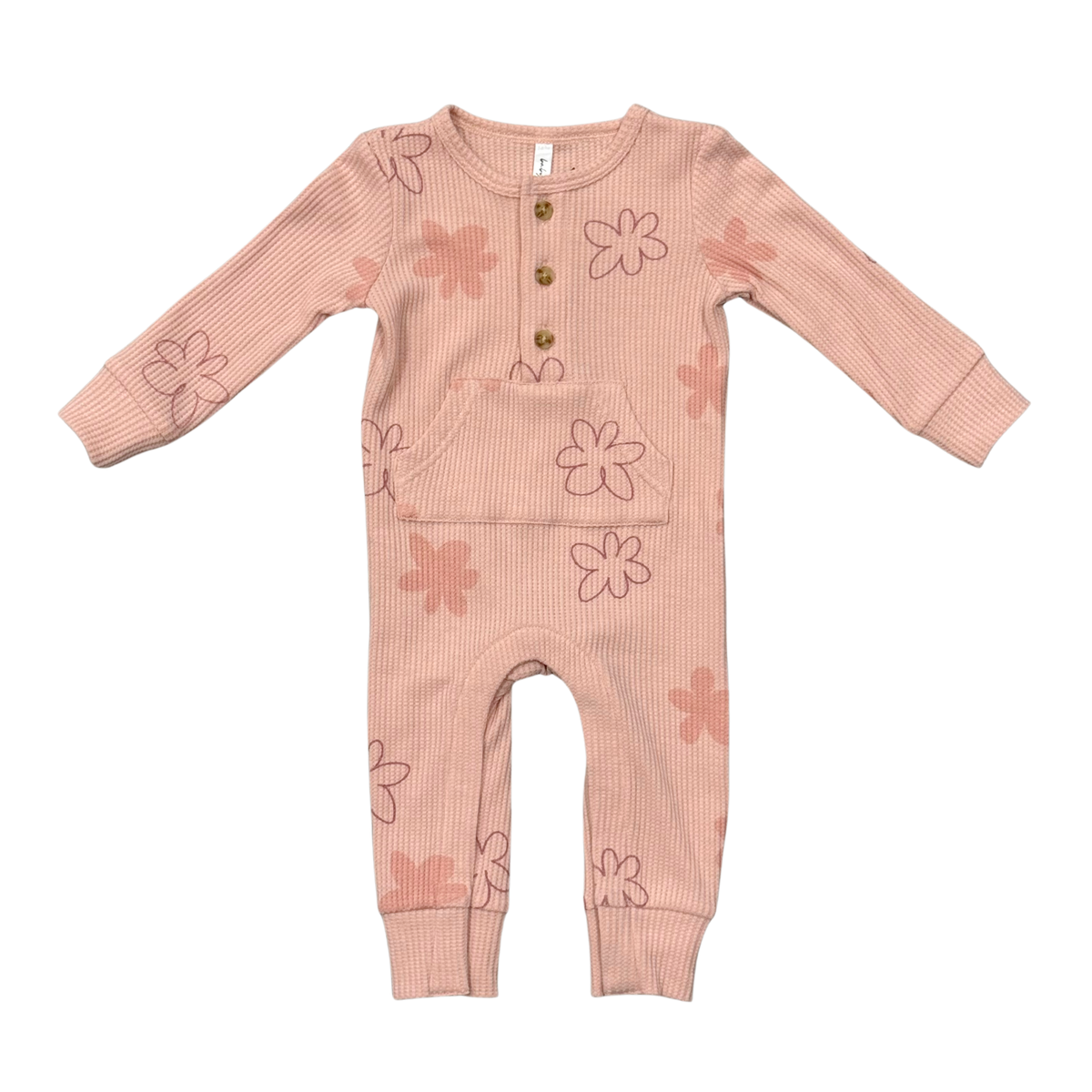 Daisy Waffle Romper