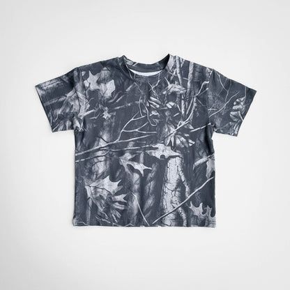 Toddler Camo Tee in Charcoal