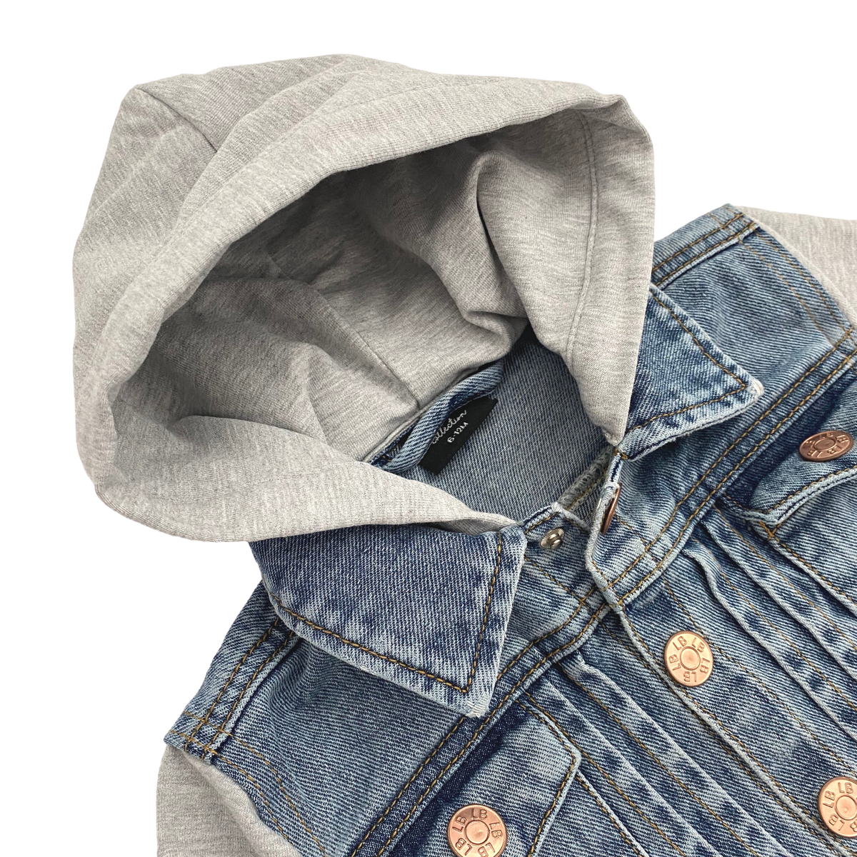 Hooded Denim Jacket
