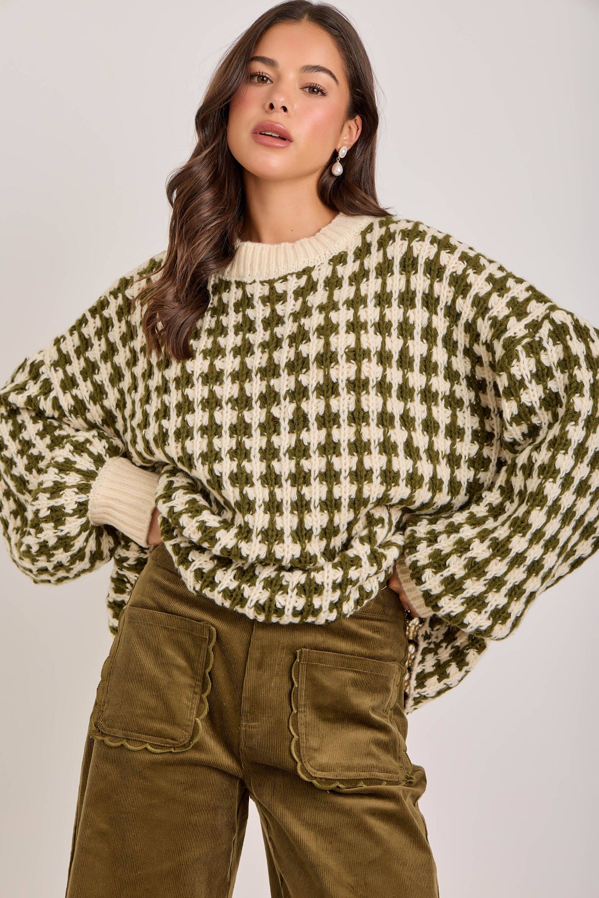 COZY CHUNKY OVERSIZED SWEATER TOP