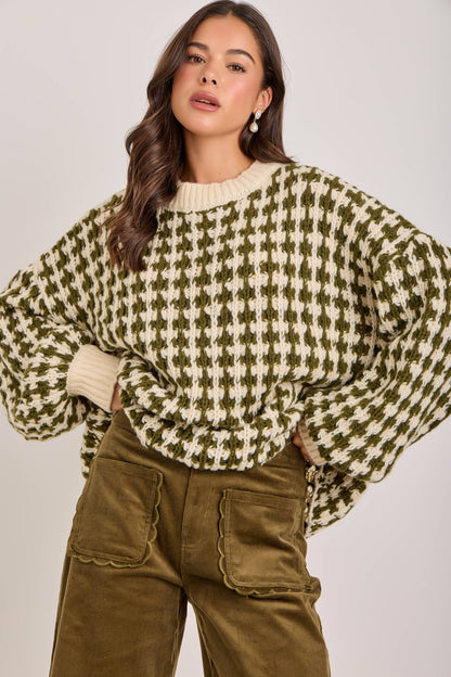 COZY CHUNKY OVERSIZED SWEATER TOP
