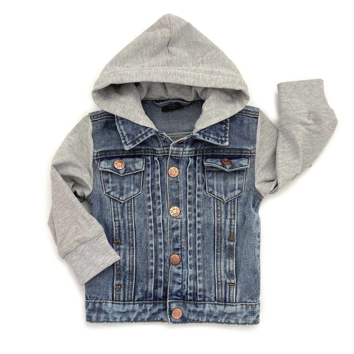 Hooded Denim Jacket