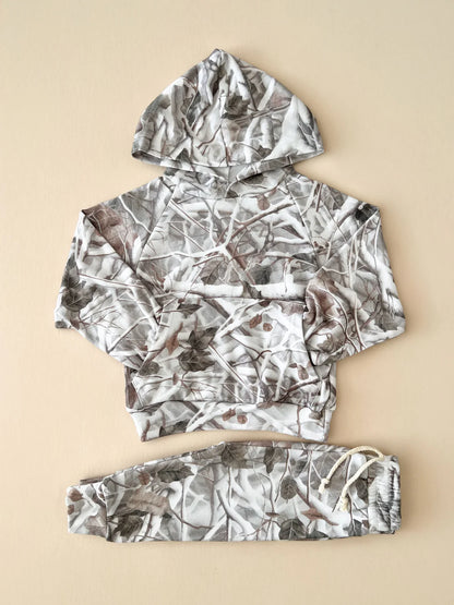 Camo Hoodie Jogger Set