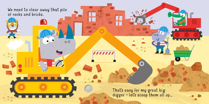 Let's go on a Digger sound book : Usborne