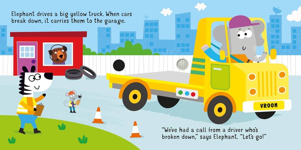 Let's go on a Truck! sound book : Usborne