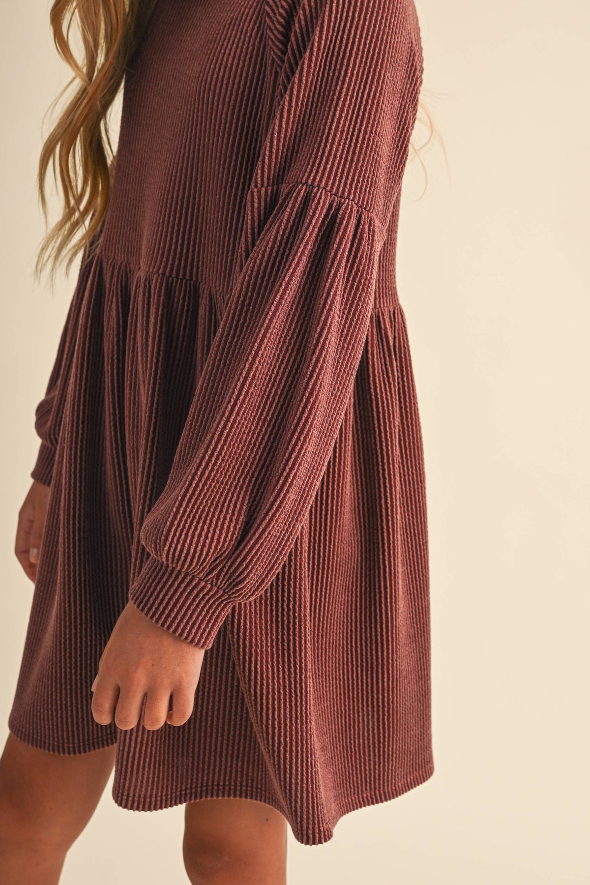 TWEEN GIRLS BABYDOLL KNIT DRESS