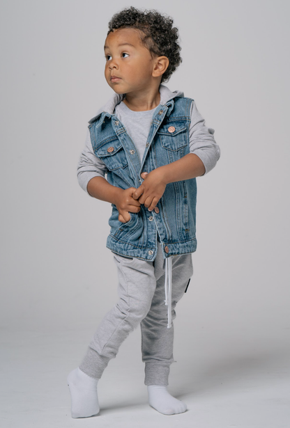 Hooded Denim Jacket