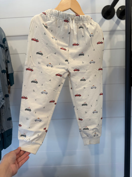 Quincy Mae Christmas Cars Fleece Sweatpants