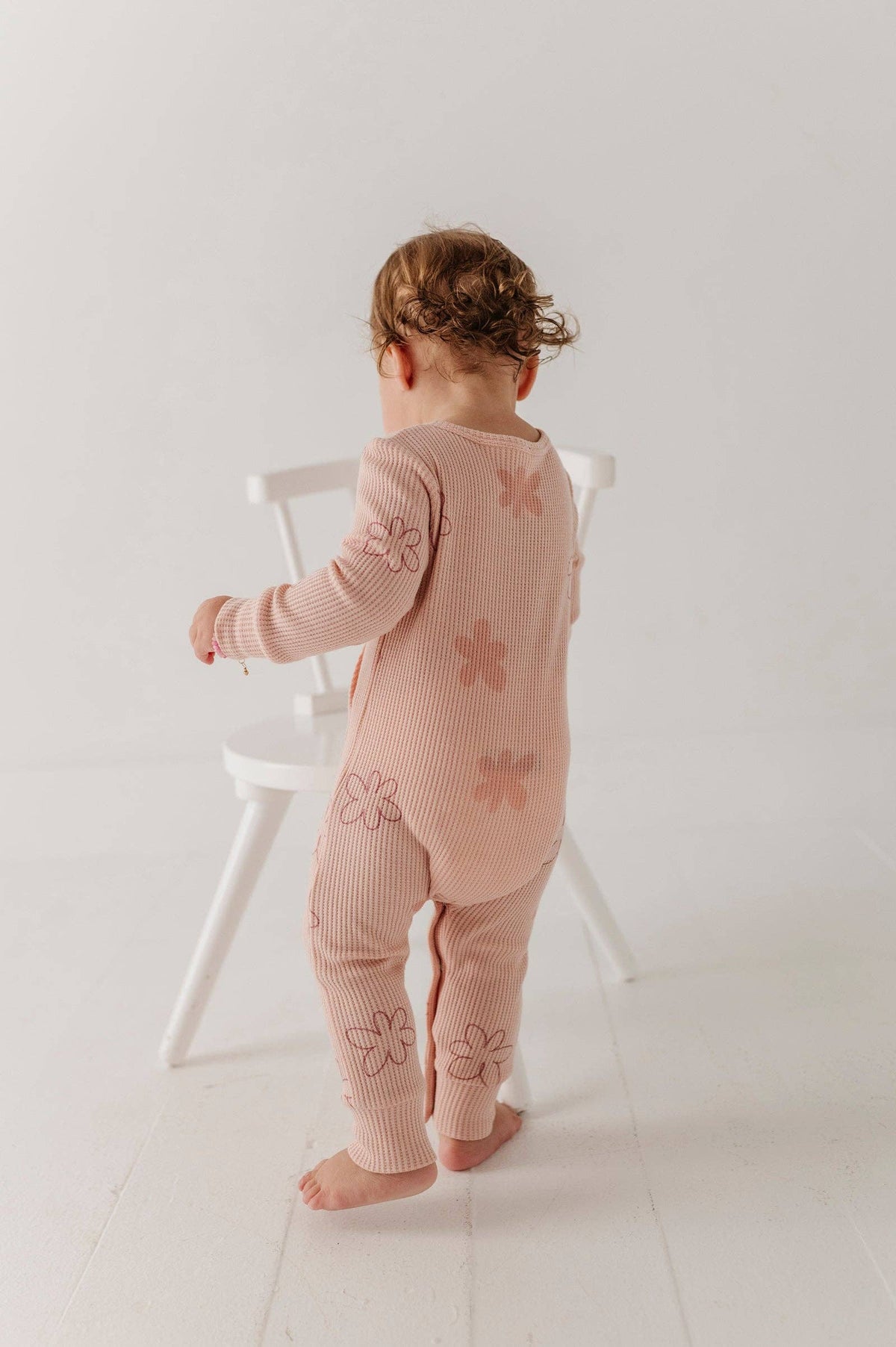 Daisy Waffle Romper