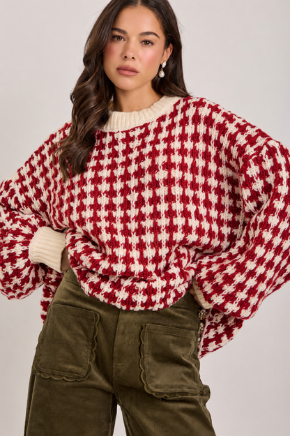 COZY CHUNKY OVERSIZED SWEATER TOP