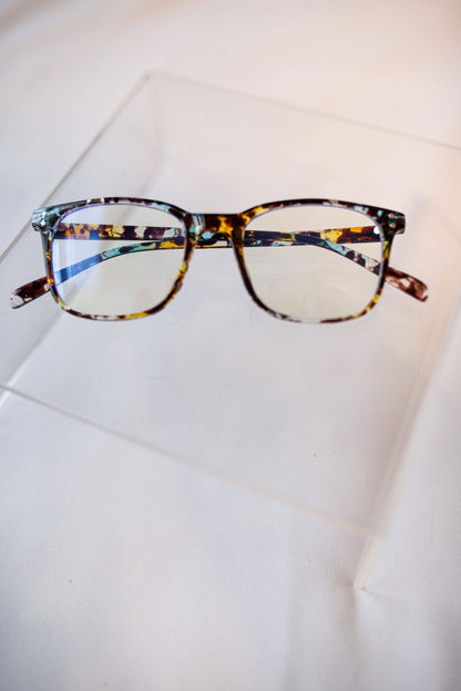 Multi Color Tortoise Blue Light Glasses