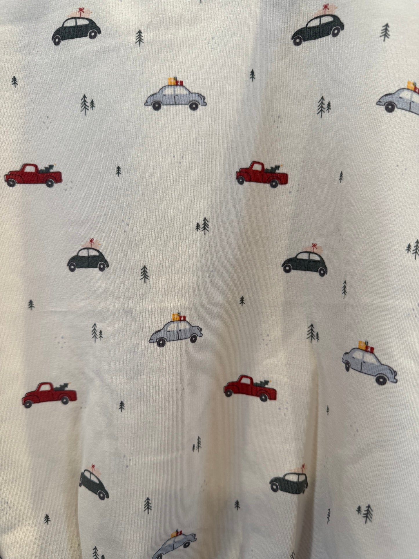 Quincy Mae Christmas Cars Relaxed Fleece Sweatshirt