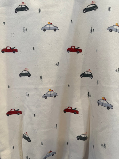 Quincy Mae Christmas Cars Relaxed Fleece Sweatshirt