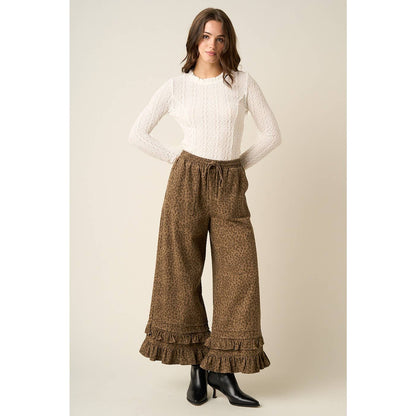 Victoria Ruffle Long Sleeve Top