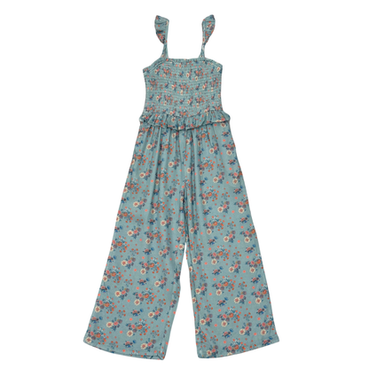 Olivia Smocked Jumpsuit