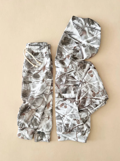 Camo Hoodie Jogger Set