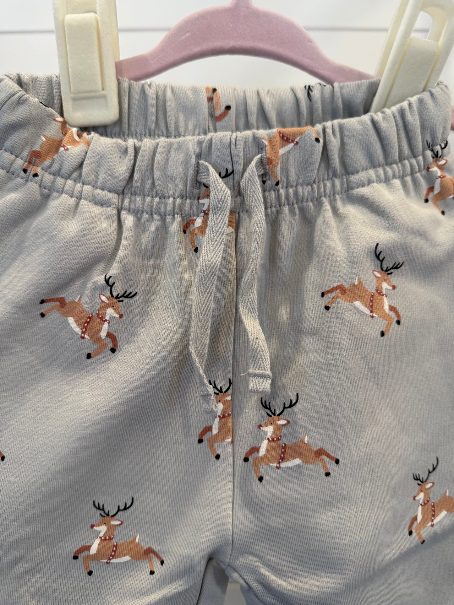 Quincy Mae Reindeer Relaxed Fleece Sweatpant
