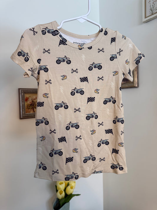 Dirt Bike Short Sleeve Lounge Set