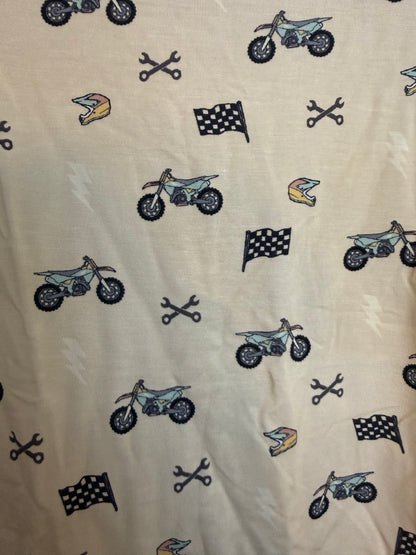 Dirt Bike Short Sleeve Lounge Set