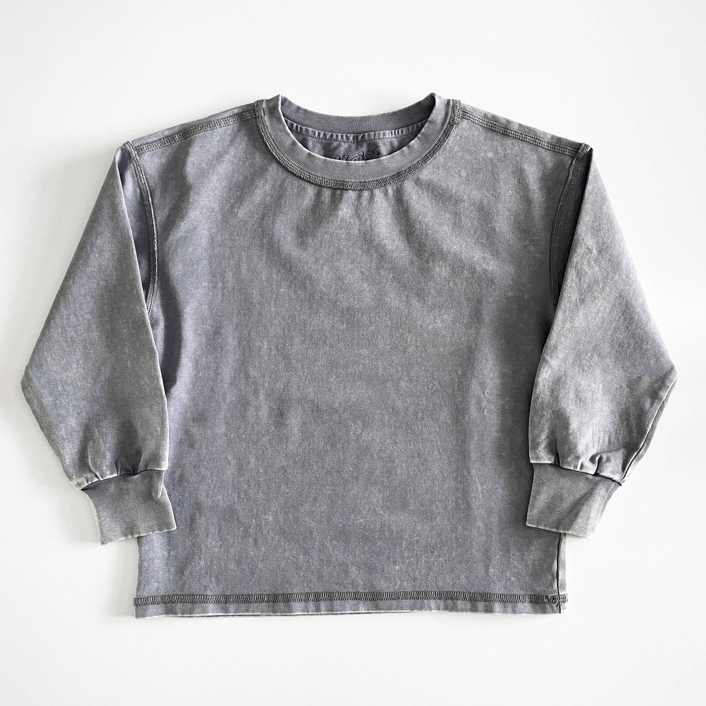 Toddler Sleet Stone-Wash Long Sleeve Tee