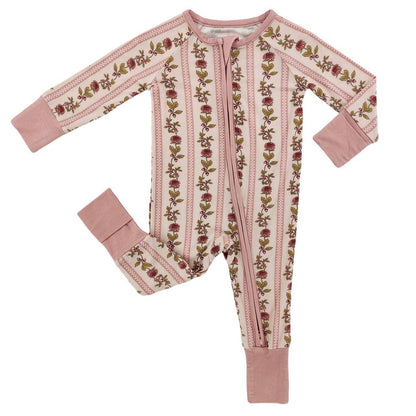 Vintage Floral Stripe Bamboo Sleeper