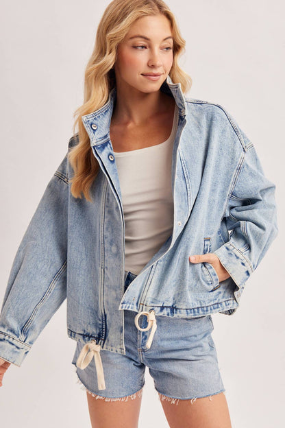 BOXY OVERSIZED DENIM JACKET