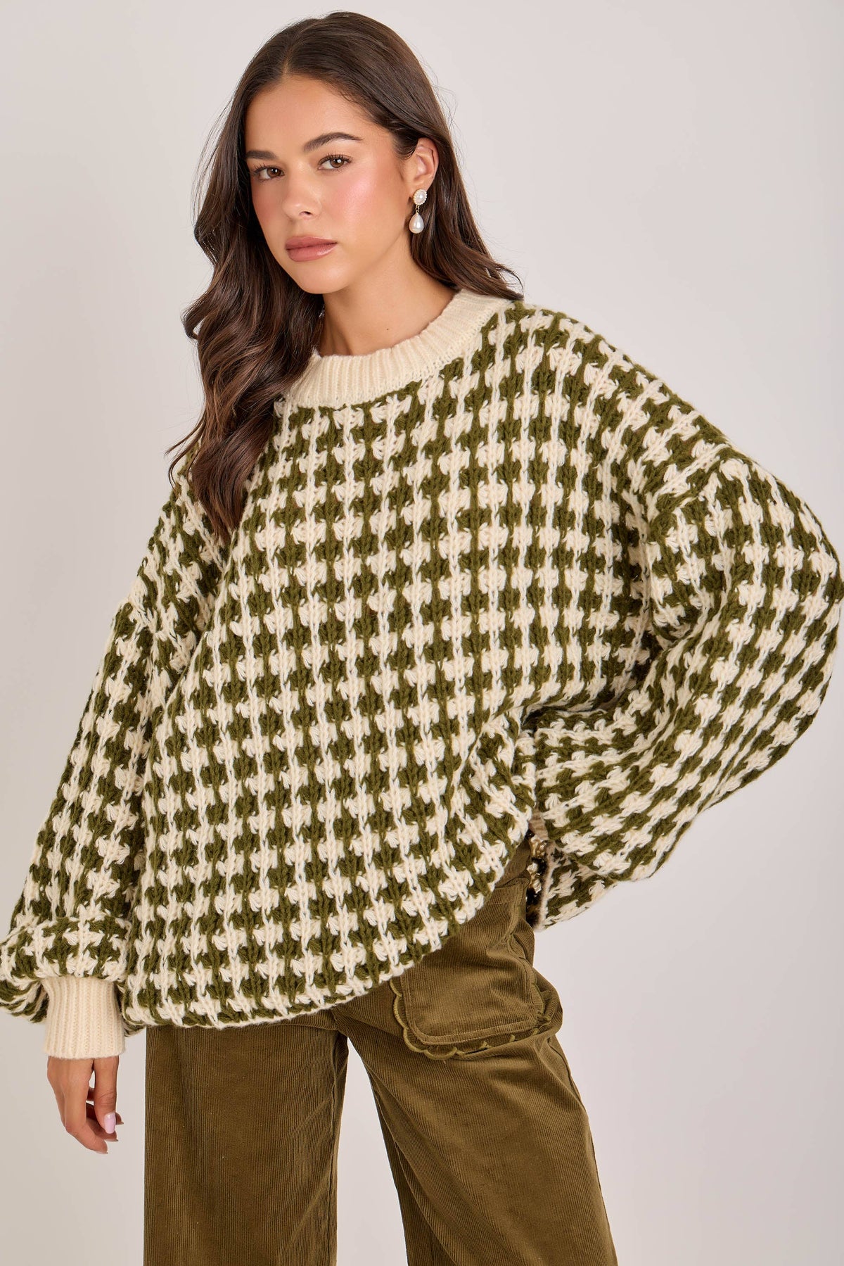 COZY CHUNKY OVERSIZED SWEATER TOP