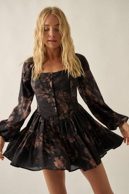 Floral Ruffle Romper