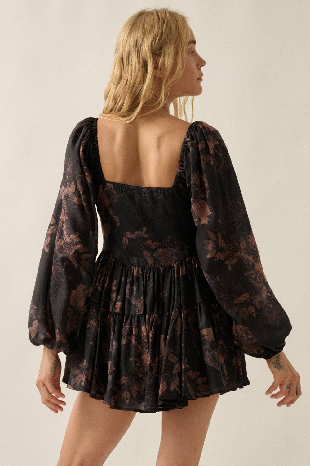 Floral Ruffle Romper