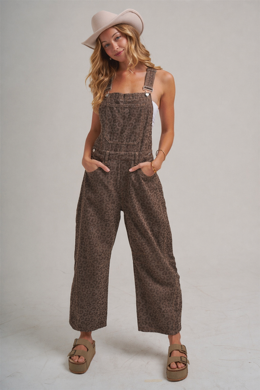 VINTAGE LEOPARD OVERALL