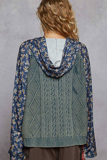 Embroidered Floral Knitted Sweater