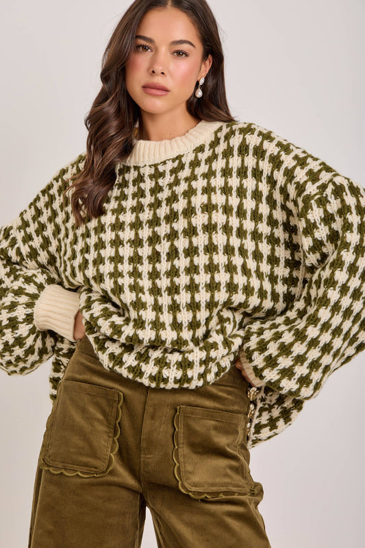 COZY CHUNKY OVERSIZED SWEATER TOP