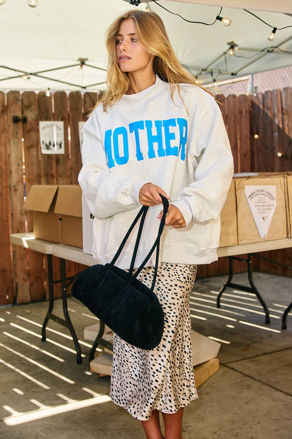 'MOTHER & COOL MOM' Reversible Sweatshirt