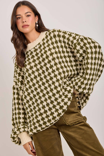 COZY CHUNKY OVERSIZED SWEATER TOP