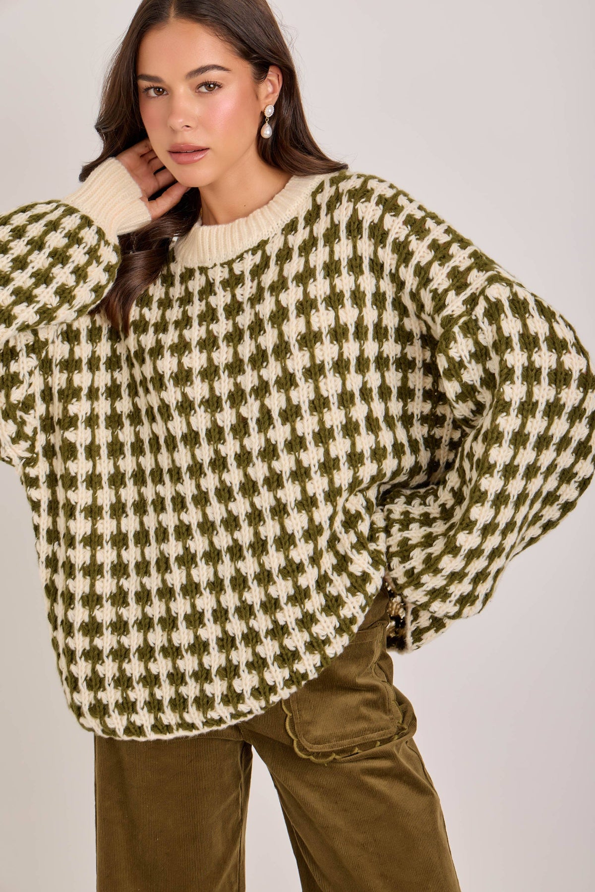 COZY CHUNKY OVERSIZED SWEATER TOP