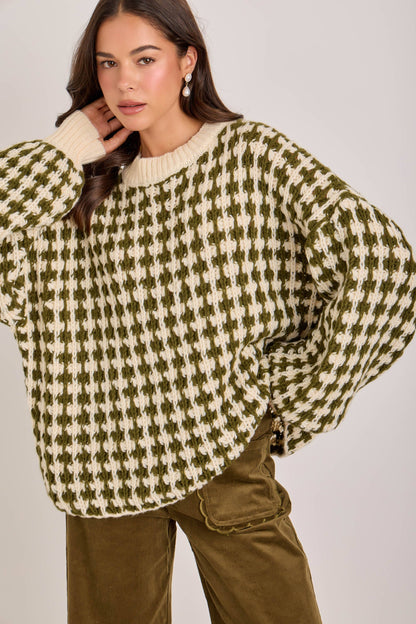 COZY CHUNKY OVERSIZED SWEATER TOP