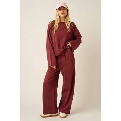 STRIPED LOUNGE SET