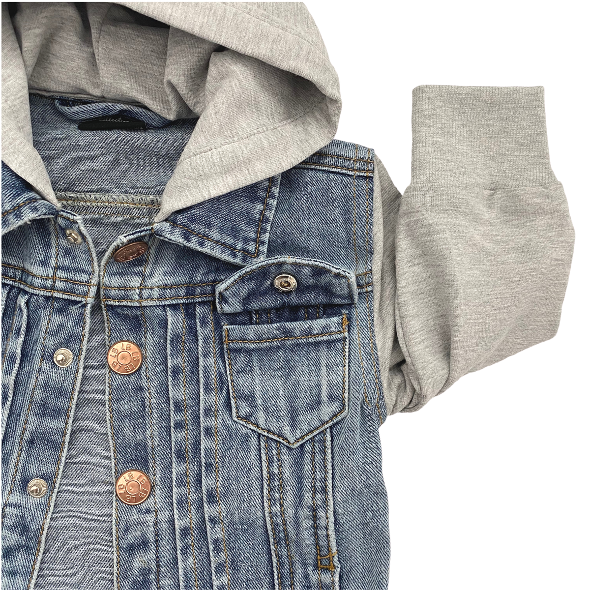 Hooded Denim Jacket