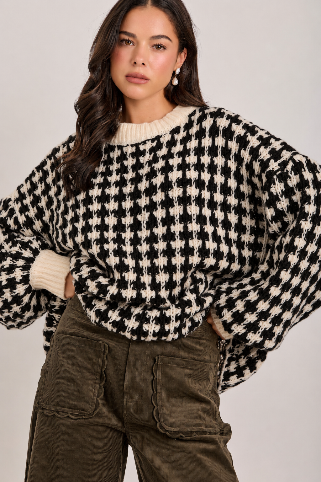 COZY CHUNKY OVERSIZED SWEATER TOP