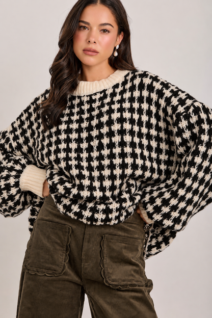 COZY CHUNKY OVERSIZED SWEATER TOP